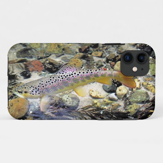 Michigan-Bachforelle Case-Mate iPhone Hülle (Rückseite (Horizontal))