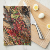 Michigan Barn im Herbst Küchentuch (Viertel Falte)