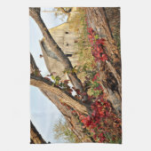 Michigan Barn im Herbst Küchentuch (Vertikal)