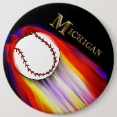 MICHIGAN BASEBALL BUTTON (Vorderseite)