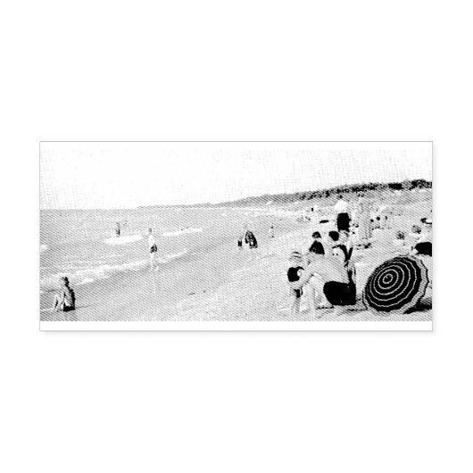 Michigan Beach Scene Rubber Art Briefmarke Gummistempel (Prägung)