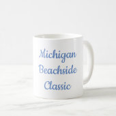 Michigan Beachside Classic Vanilleeis Kaffeetasse (VorderseiteRechts)