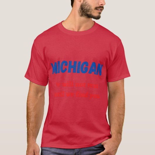 Michigan befreien Oversized T-Shirt (Vorderseite)