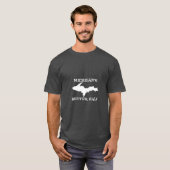 Michigan Bessere Hälfte Upper Peninsula Yoopers Ob T-Shirt (Vorne ganz)