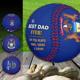 Michigan Best Vater, patriotische USA, Michigan Fl Baseball