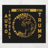 MICHIGAN BIERFLASCHENETIKETT (Einzelnes Label)