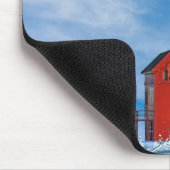 Michigan "Big Red" Leuchtturm Mousepad (Ecke)