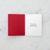 Michigan Big Red Lighthouse Vielen Dank Karte (Innenseite)