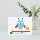 Michigan Birds & Brews Postcard Postkarte (Stehend Vorderseite)