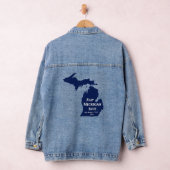 Michigan Blue im Jahr 2024 gedreht Jeansjacke (Hangar)