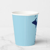 Michigan Blue im Jahr 2024 gedreht Pappbecher (Rechts)