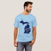 Michigan Blue im Jahr 2024 gedreht T-Shirt (Vorne ganz)