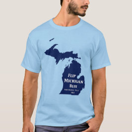Michigan Blue im Jahr 2024 gedreht T-Shirt