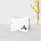 Michigan Blueberry Grußkarte Karte (Gelbe Blume)