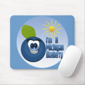 Michigan Blueberry Mousepad (Mit Mouse)