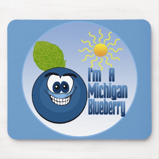 Michigan Blueberry Mousepad (Vorne)