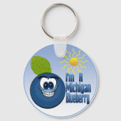 Michigan Blueberry Schlüsselanhänger (Vorderseite)