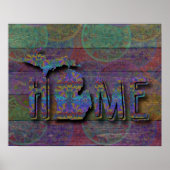 Michigan | Boho Style Poster (Vorne)