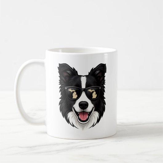 Michigan Border Collie Kaffeetasse (Links)