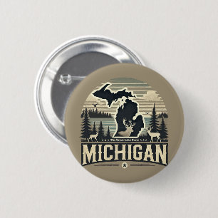Michigan Button