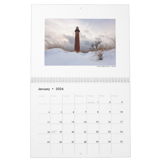 Michigan Calendar Kalender (Jan 2026)