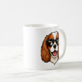 Michigan Cavalier King Charles Spaniel Kaffeetasse (VorderseiteRechts)