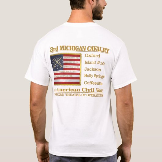 Michigan Cavalry (BH) T - Shirt (Rückseite)
