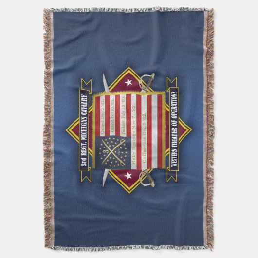 Michigan Cavalry Decke (Vorderseite Vertikal)