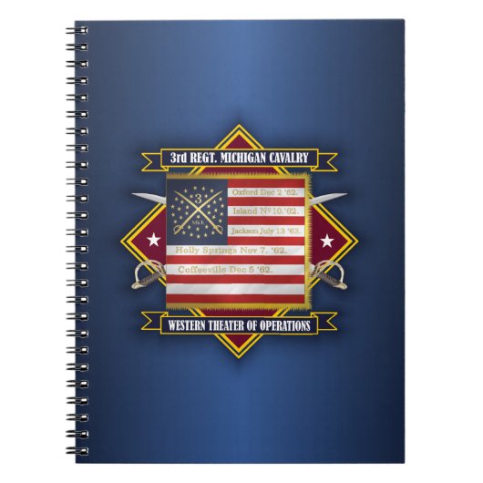 Michigan Cavalry Notizblock (Vorderseite)