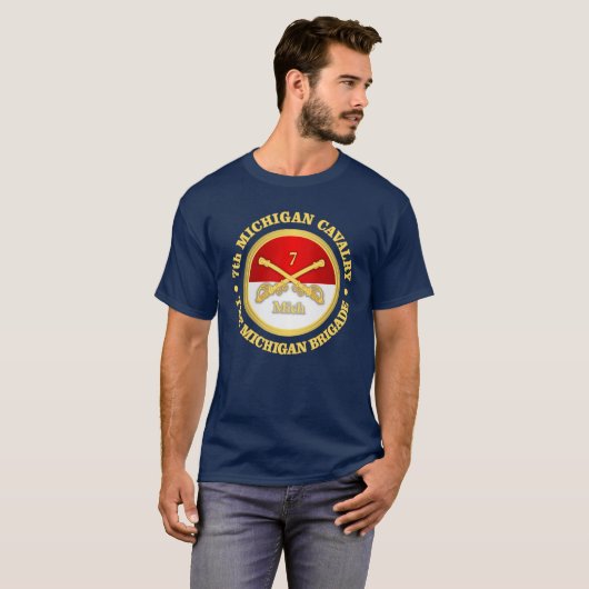 Michigan Cavalry (rd) T-Shirt (Vorne ganz)