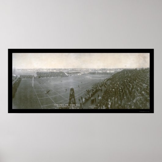 Michigan Chicago Football Foto 1904 Poster (Vorne)