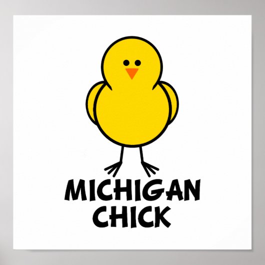 Michigan Chick Poster (Vorne)