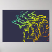 michigan chill blur poster (Vorne)