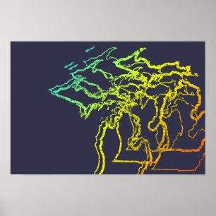 michigan chill blur poster