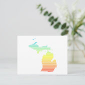 michigan chill fade einladung (Stehend Vorderseite)