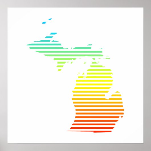 michigan chill fade poster (Vorne)