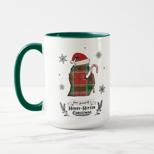 Michigan Christmas Tasse (Links)