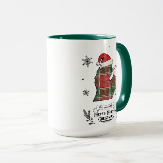 Michigan Christmas Tasse (VorderseiteRechts)