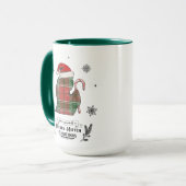 Michigan Christmas Tasse (Vorderseite Links)