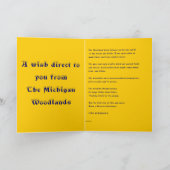 Michigan Christmas Wish Feiertagskarte (Innenseite)