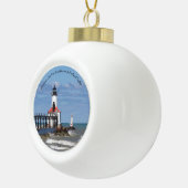 Michigan City East Pierhead & Bkw Lights Ornament (Rechts)