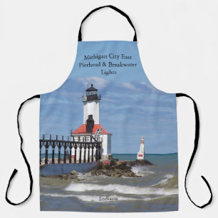 Michigan City East Pierhead & Breakwater Lights Schürze