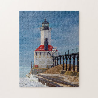 Michigan City East Pierhead Lighthouse Puzzle