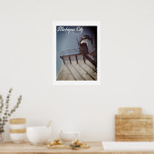 Michigan City IN Leuchtturm Poster (Küche)