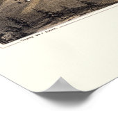 Michigan City, IN Panorama Karte - 1869b Poster (Ecke)