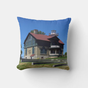 Michigan City Lighthouse Pillow Kissen