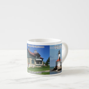 Michigan City Lighthouses Esppresso Tasse
