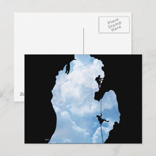 Michigan Climbers Postkarte (Vorne/Hinten)