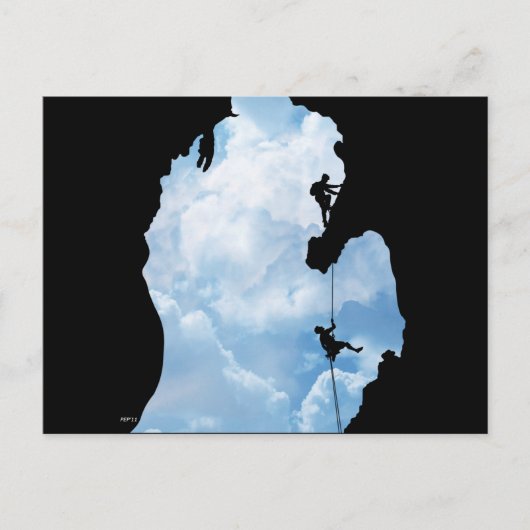 Michigan Climbers Postkarte (Vorderseite)