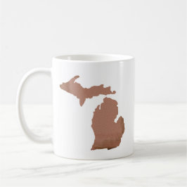 Michigan Copper Silhouette Staat Kaffeetasse